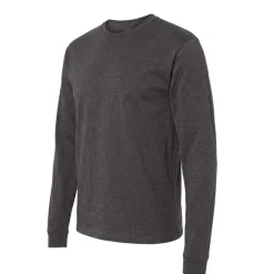 Tultex Heavyweight Jersey Long Sleeve Blank T-Shirt, Adult Tee for Casual Wear