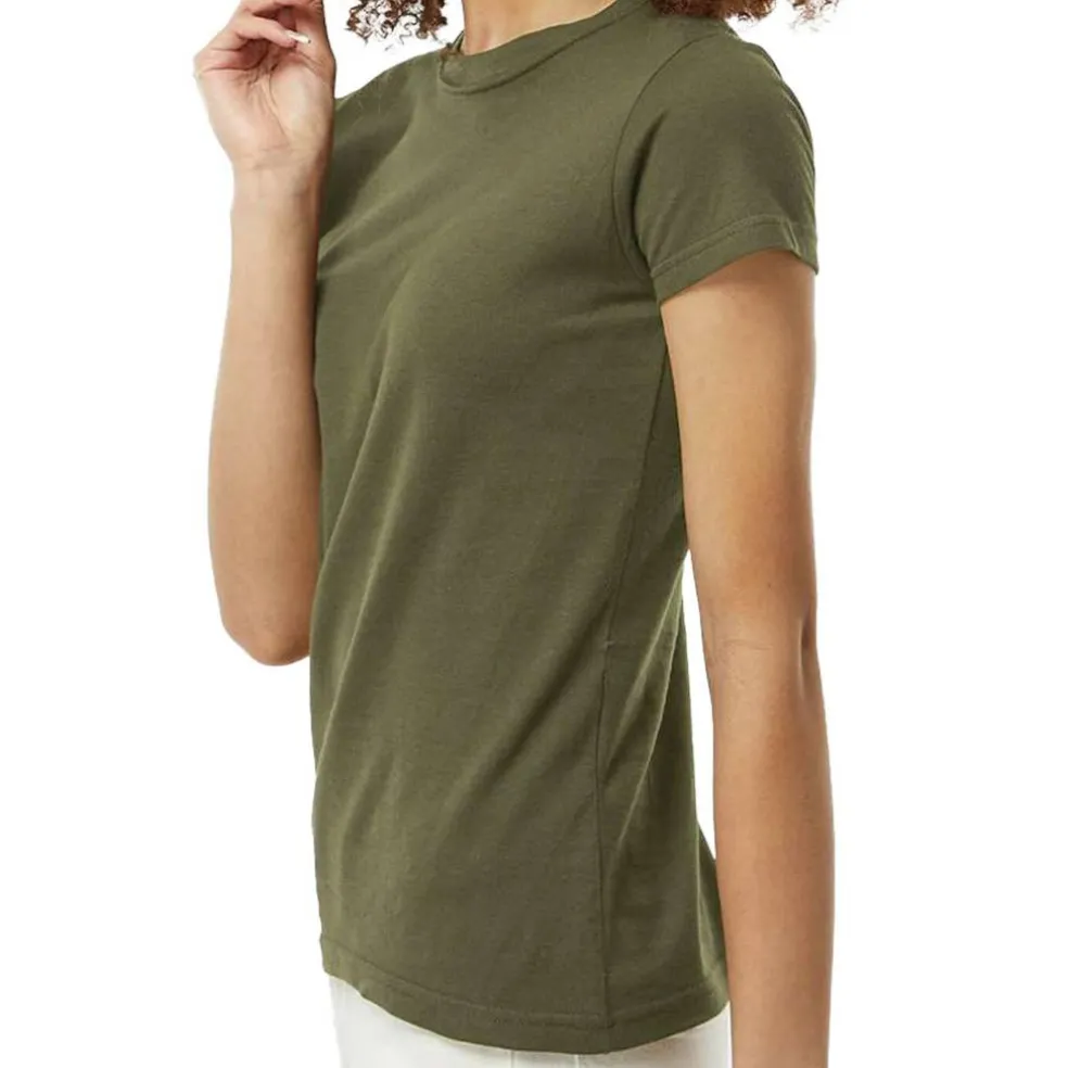Tultex Women’s Slim Fit Jersey T-Shirt, Short Sleeve Tee for Crafting & Customization
