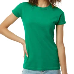 Tultex Women’s Slim Fit Jersey T-Shirt, Short Sleeve Tee for Crafting & Customization