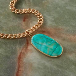 Turquoise Howlite Oval Pendant by Bead Landing™