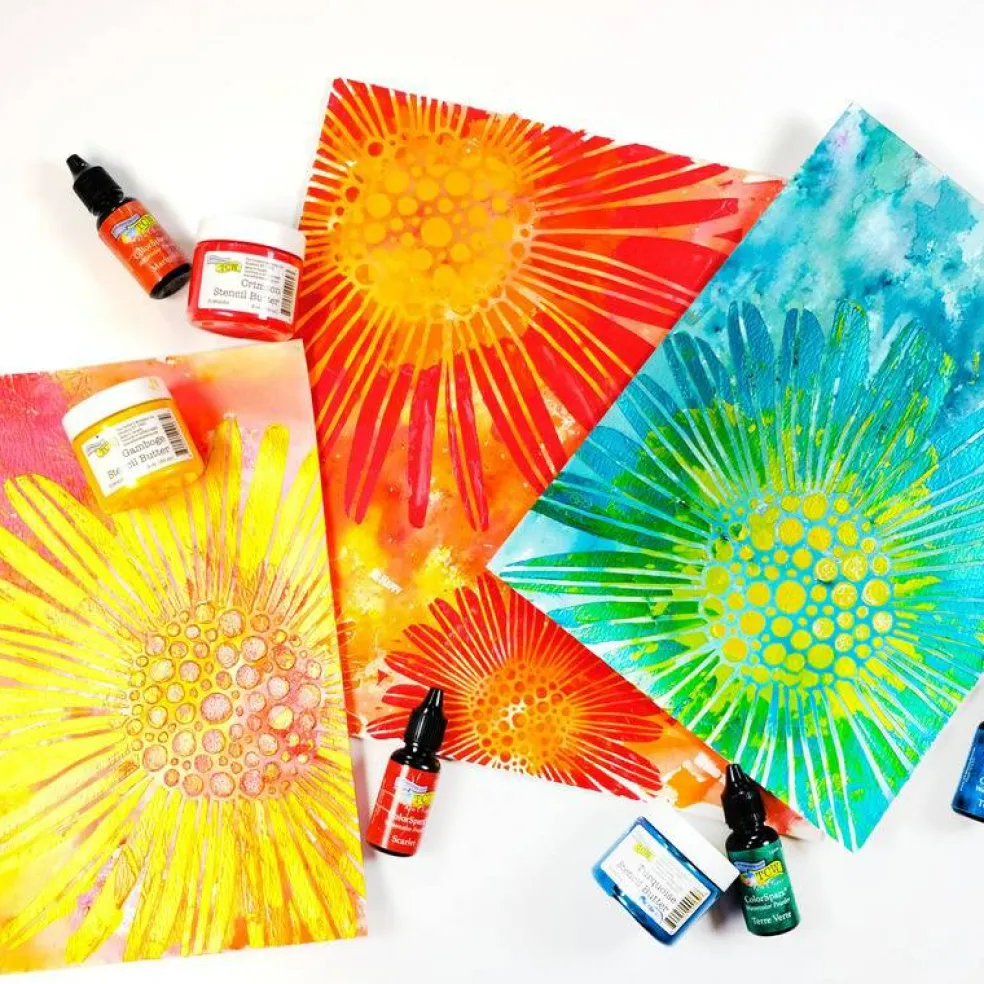 Turquoise Stencil Butter - Crafter's Workshop