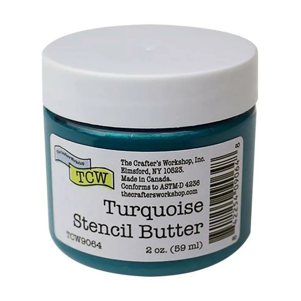 Turquoise Stencil Butter - Crafter's Workshop