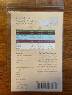 Twisted Star: Eleanor Burns Signature Quilt Pattern 735272012542