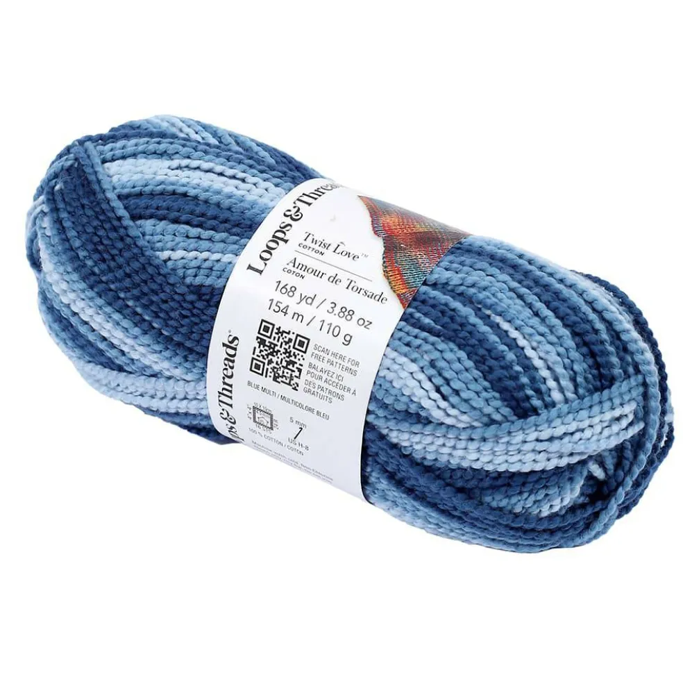 Twist Love™ Cotton Yarn by Loops & Threads®