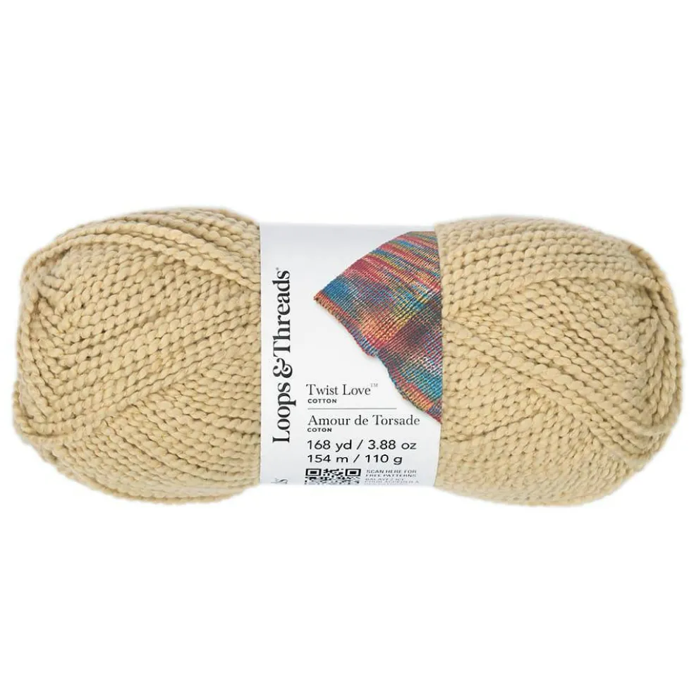 Twist Love™ Cotton Yarn by Loops & Threads®