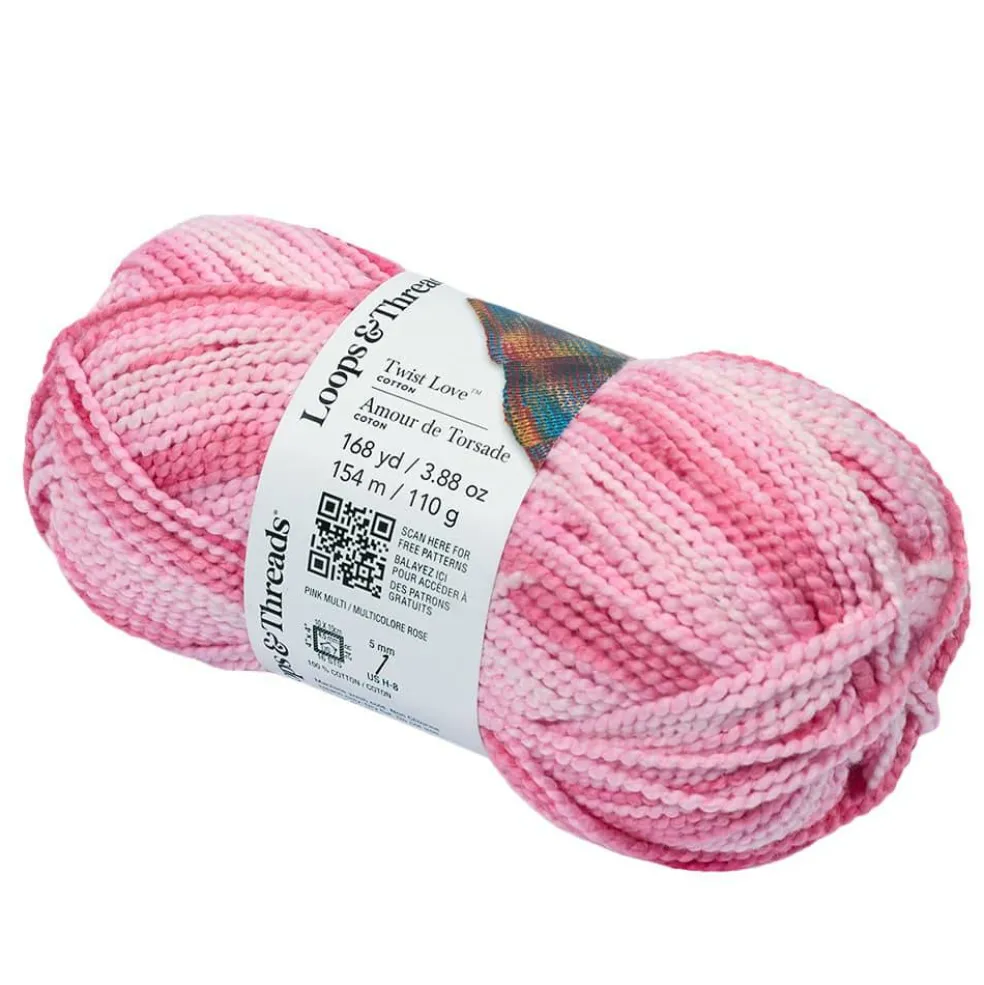 Twist Love™ Cotton Yarn by Loops & Threads®