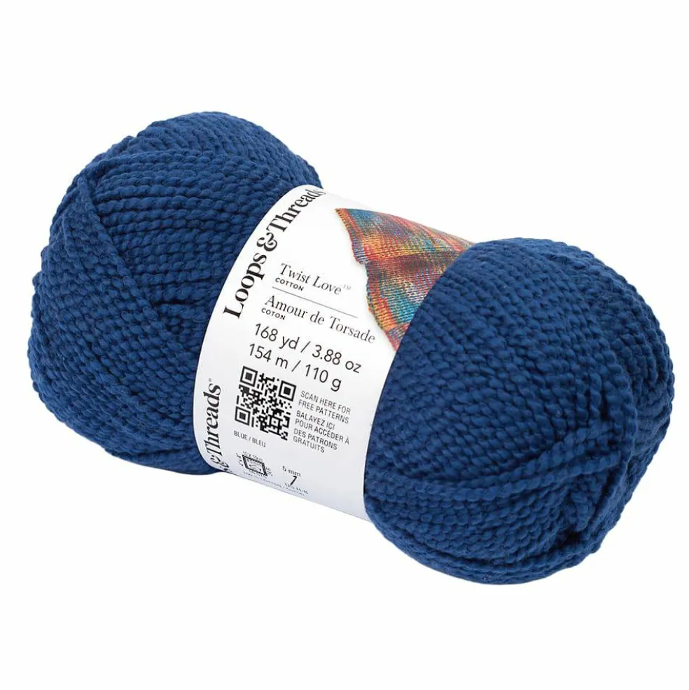 Twist Love™ Cotton Yarn by Loops & Threads®