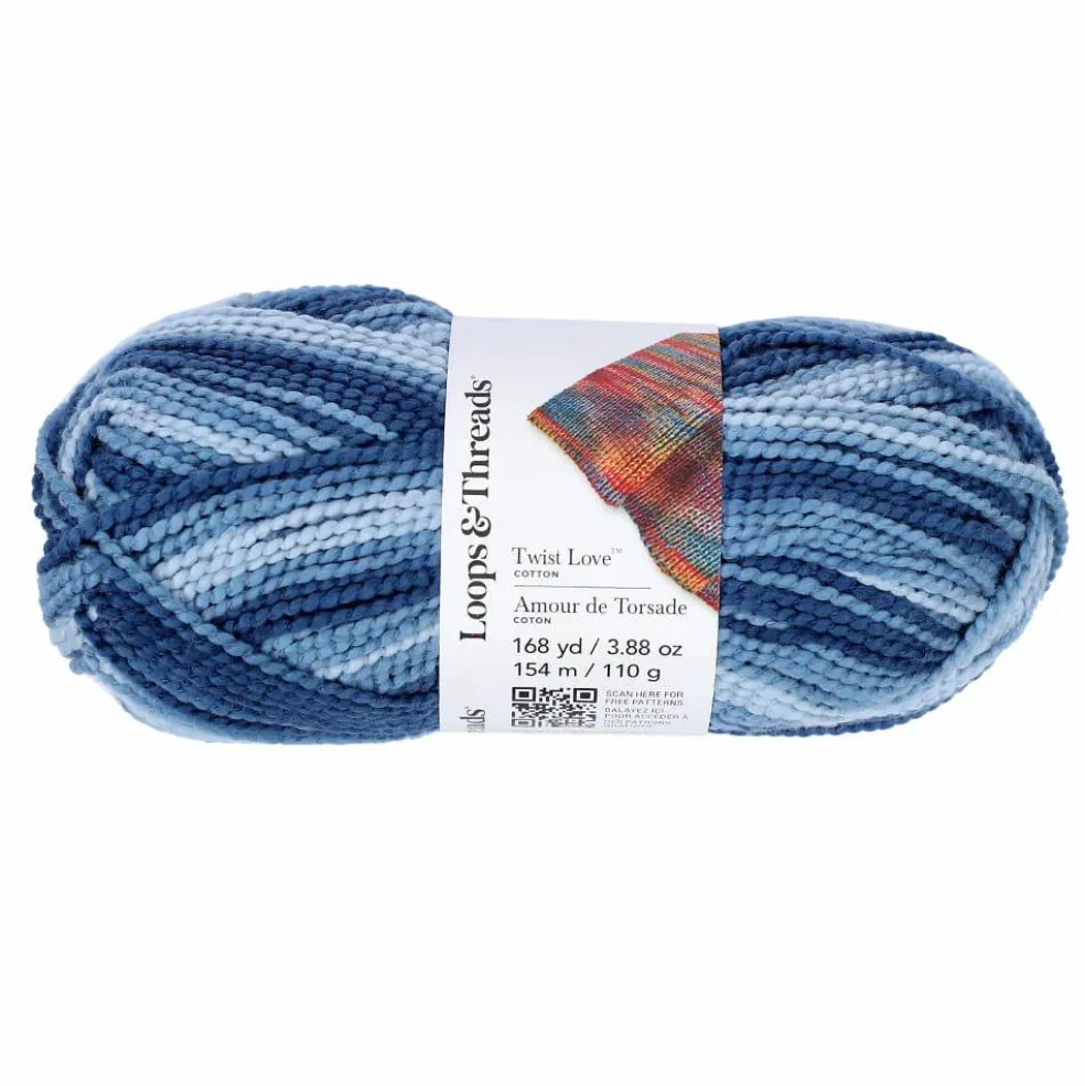 Twist Love™ Cotton Yarn by Loops & Threads®
