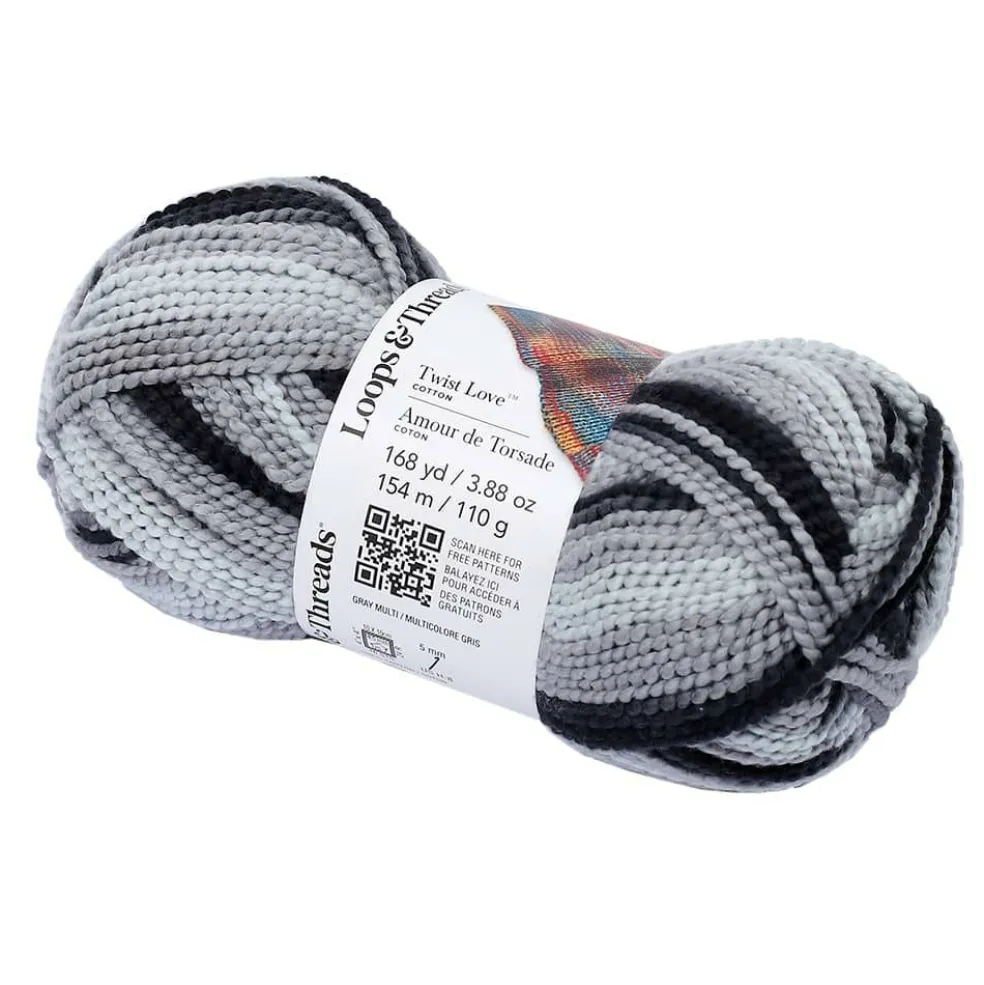 Twist Love™ Cotton Yarn by Loops & Threads®