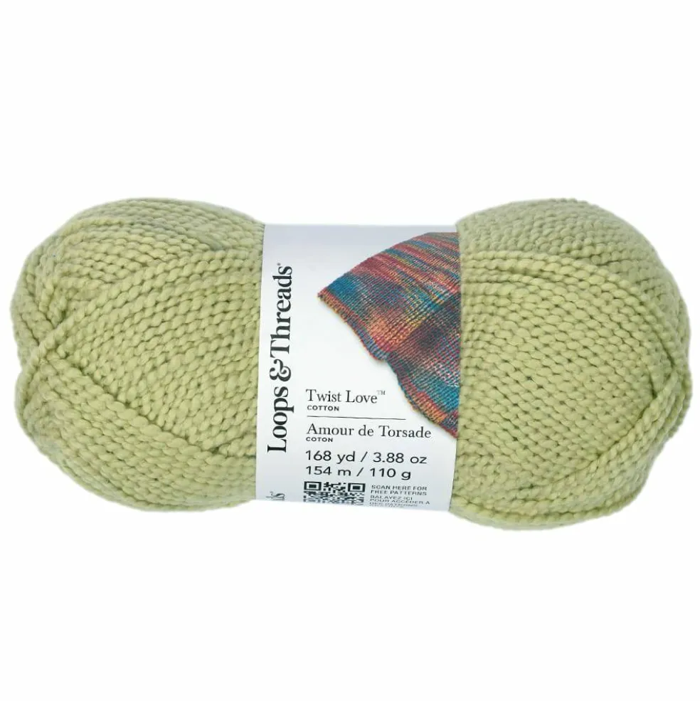 Twist Love™ Cotton Yarn by Loops & Threads®
