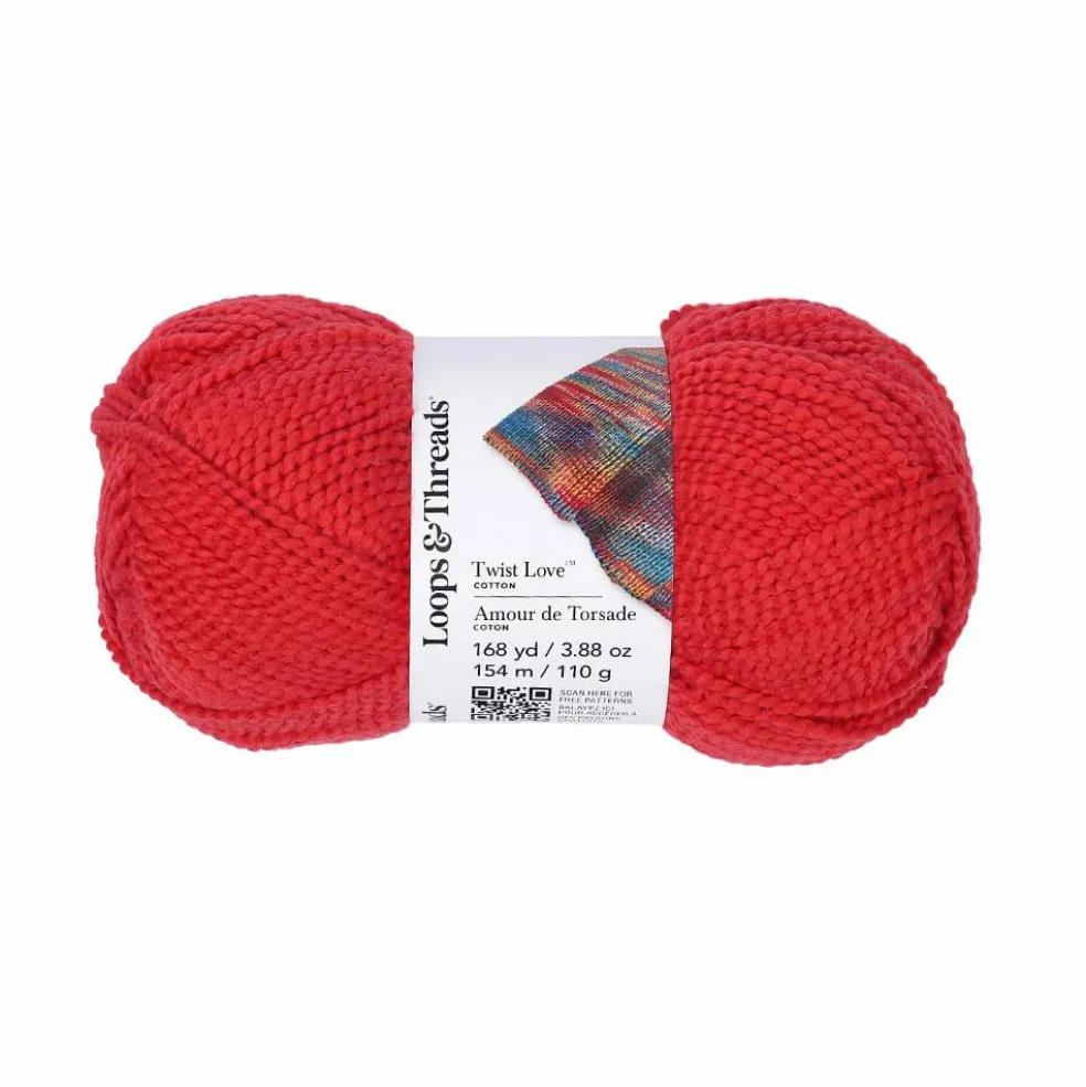 Twist Love™ Cotton Yarn by Loops & Threads®