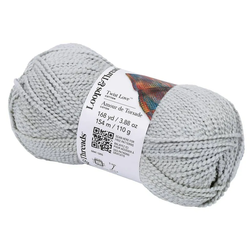 Twist Love™ Cotton Yarn by Loops & Threads®