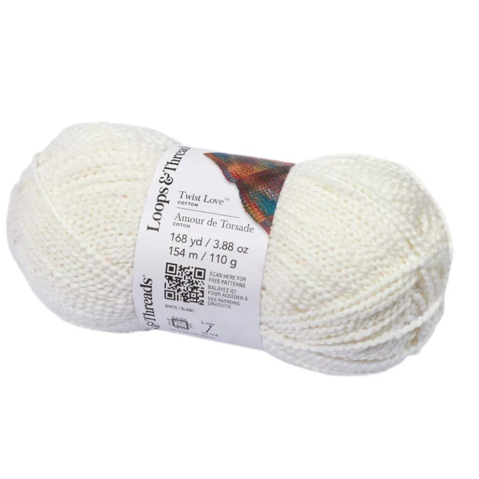 Twist Love™ Cotton Yarn by Loops & Threads®