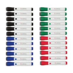 U Brands U-Defense Chisel Tip Antimicrobial Dry-Erase Markers - Assorted Colors (24/Pack)