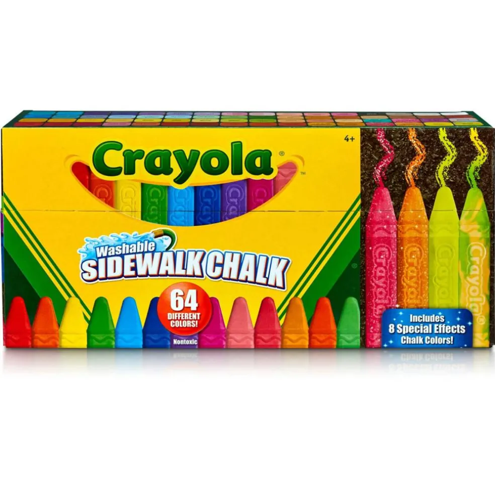 Ultimate Washable Sidewalk Chalk, 64 Count