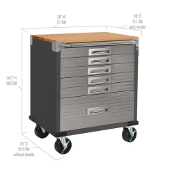 UltraHD 6-Drawer Cabinet with Soft-Closing Drawers