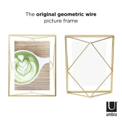 Umbra Matte Brass Prisma Picture Frame