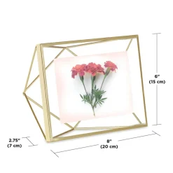 Umbra Matte Brass Prisma Picture Frame