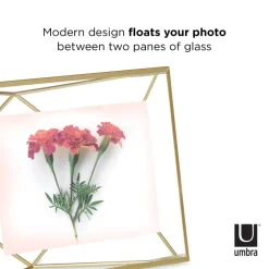 Umbra Matte Brass Prisma Picture Frame