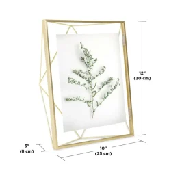 Umbra Matte Brass Prisma Picture Frame