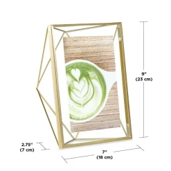 Umbra Matte Brass Prisma Picture Frame