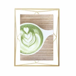 Umbra Matte Brass Prisma Picture Frame