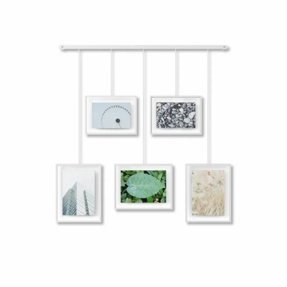 Umbra White Exhibit Gallery Picture Frame Set