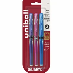 uniball™ GEL IMPACT 1mm Metallic 3 Color Gel Pen Set