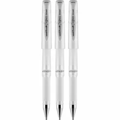 uniball™ GEL IMPACT 1mm White Gel Pens, 3ct.