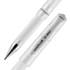 uniball™ GEL IMPACT 1mm White Gel Pens, 3ct.