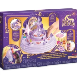 Unicorn Academy: Star Stables Fountain Nail Spa - Design Unicorn Manicures, Bubbling Water Confetti Soak, Polish & Glow Decals, Kids 6+