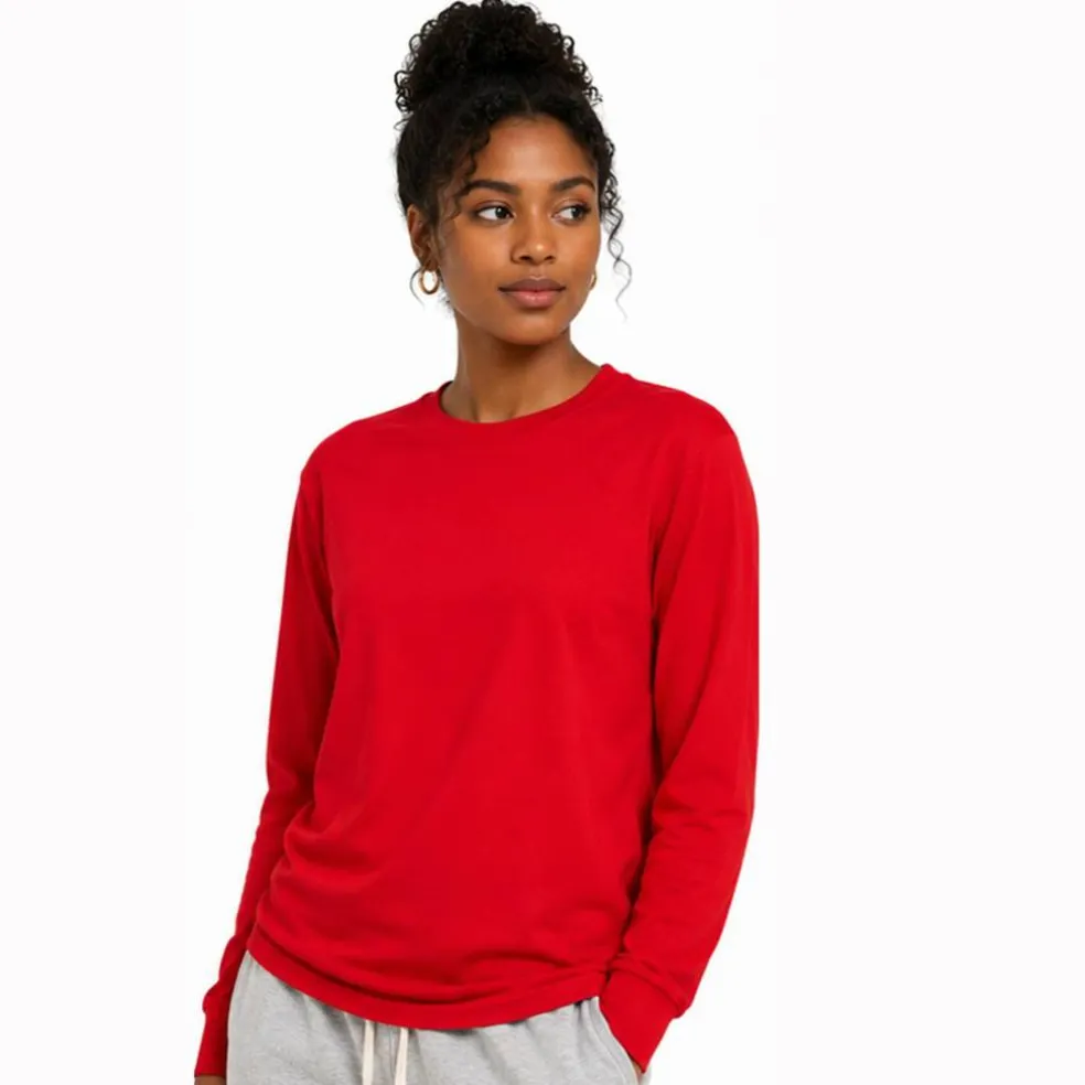 Unisex Gold Soft Touch Long Sleeve T-Shirt Free Shipping