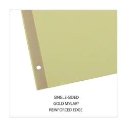 Universal Deluxe Preprinted Simulated Leather 1-to-31 Tab Dividers with Gold Printing - Buff (1 Set)