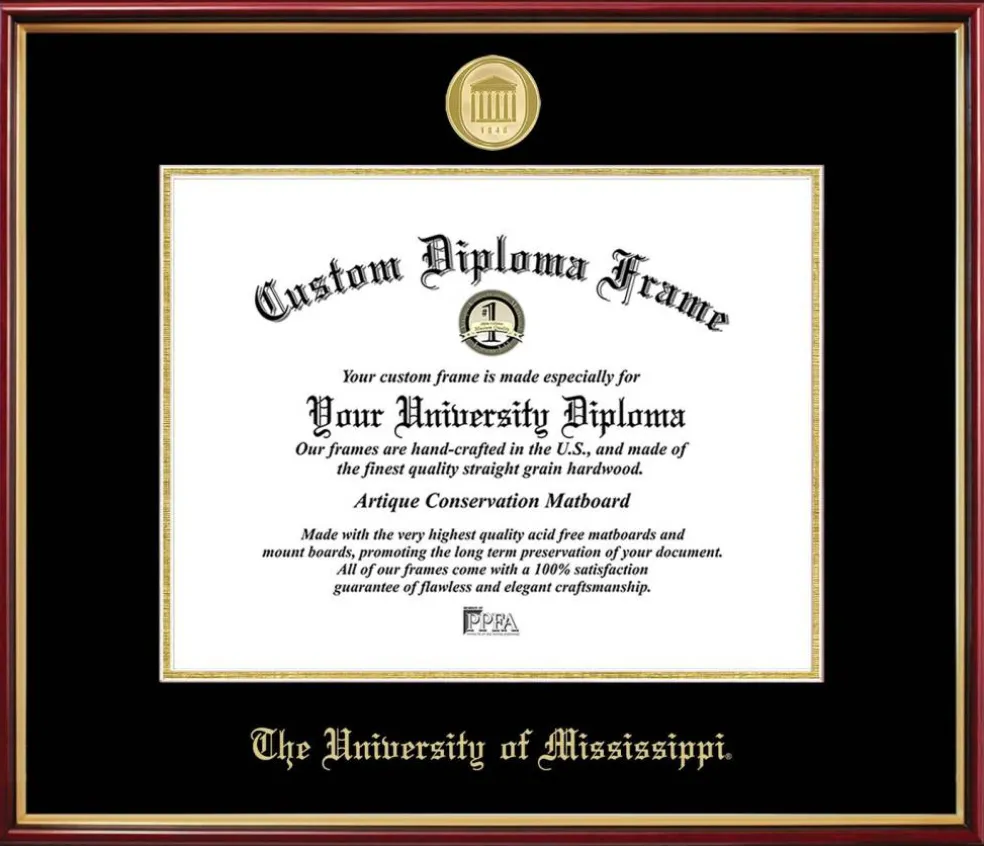 University of Mississippi Rebels Petite Diploma Frame