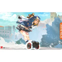 UniVersus: GUILTY GEAR - STRIVE - Playmat: Bridget - 24x14" Neoprene Mat, Exclusive Character Art, Tabletop Trading Card Game Accessory, Collectible