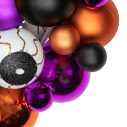 13'' Unlit Shatterproof Ball Ornament Halloween Wreath