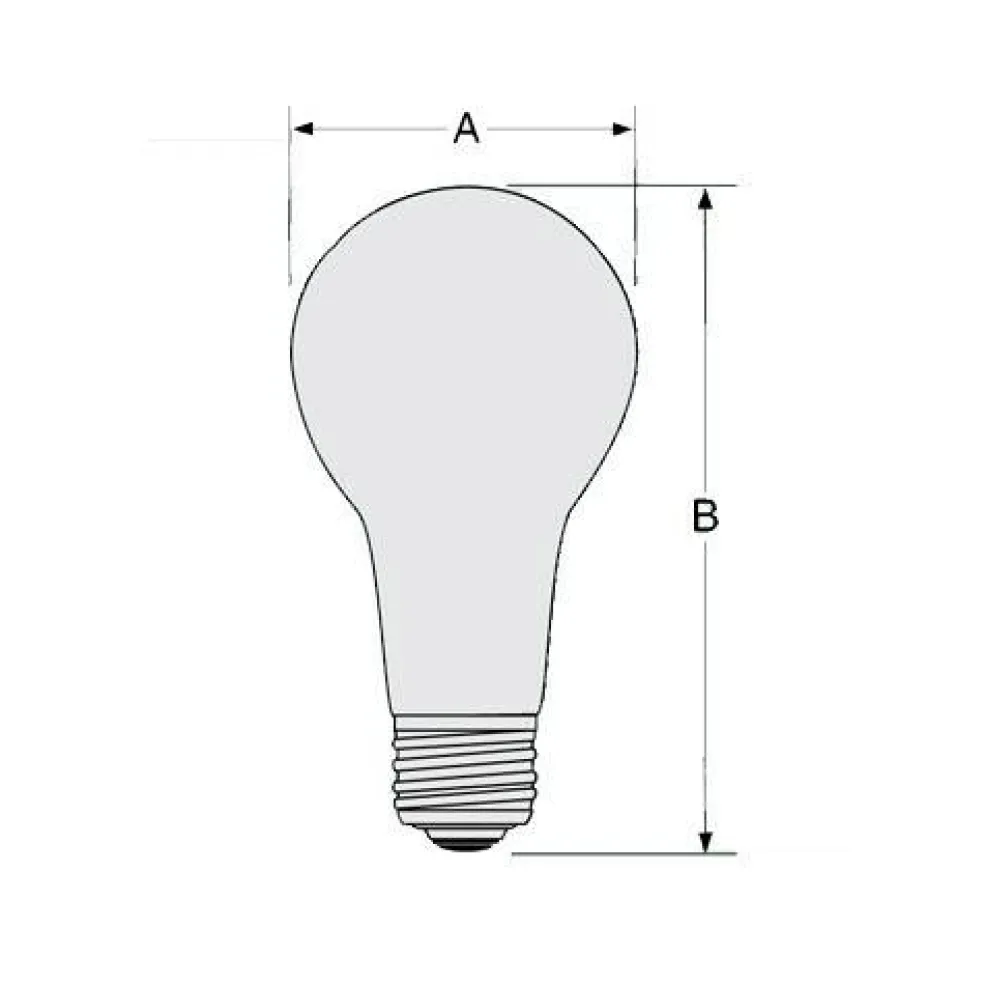 USHIO 250W ECA, A-23 incandescent photo flood lamp