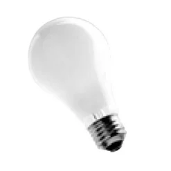 USHIO 250W ECA, A-23 incandescent photo flood lamp