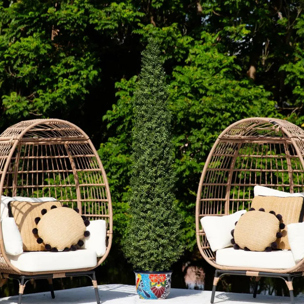 UV-Resistant Artificial Boxwood Topiary Tree