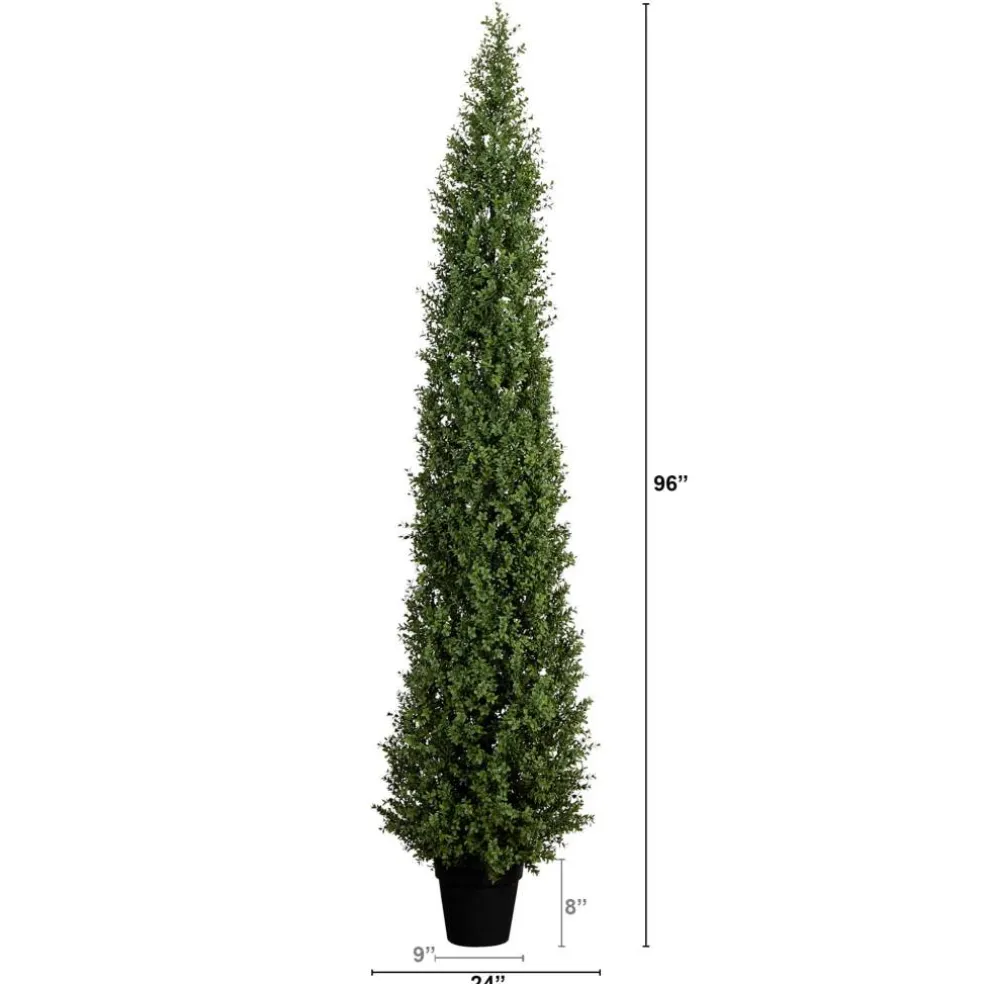 UV-Resistant Artificial Boxwood Topiary Tree