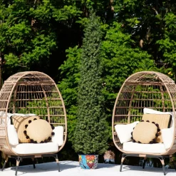 UV-Resistant Artificial Boxwood Topiary Tree