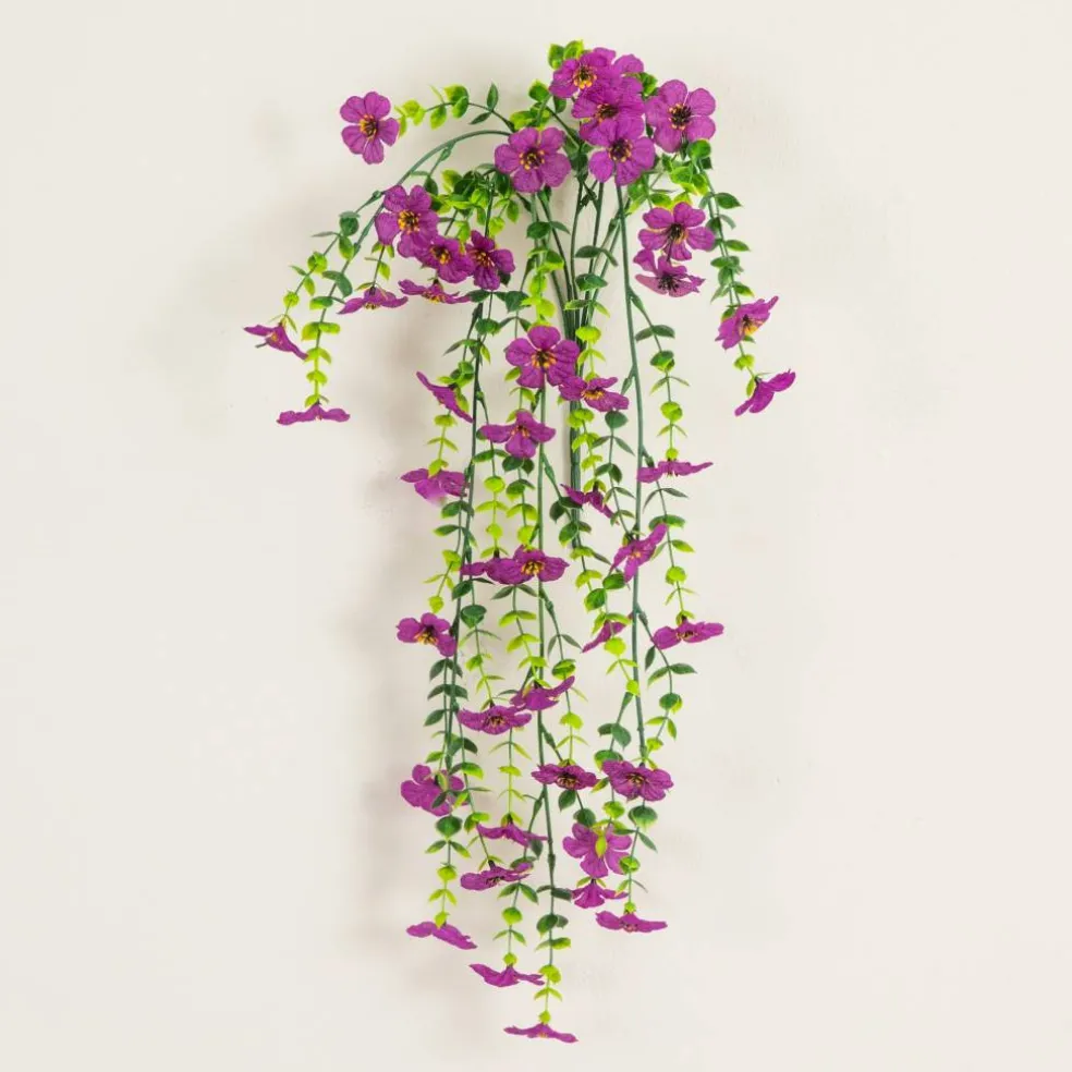 30" UV Resistant Artificial Daisy Hanging Bushes, 6ct.
