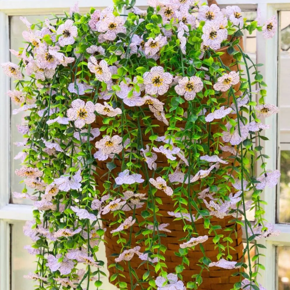 30" UV Resistant Artificial Daisy Hanging Bushes, 6ct.