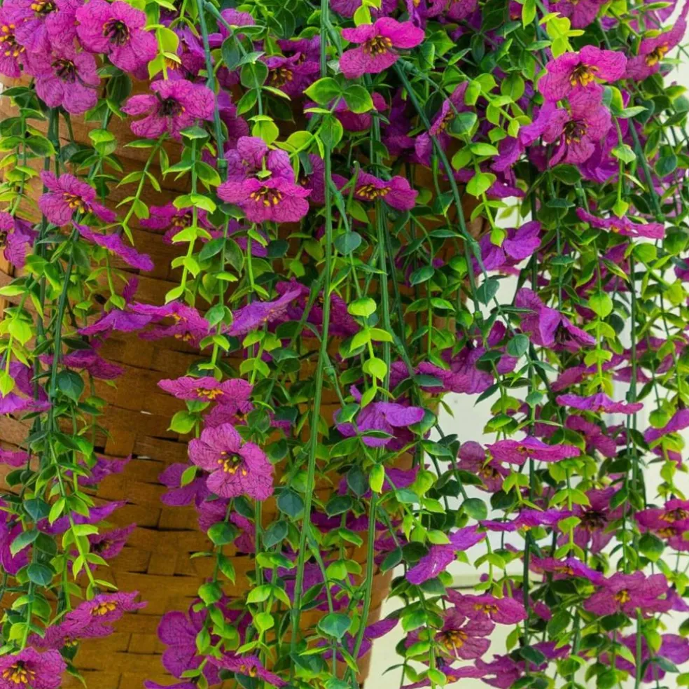 30" UV Resistant Artificial Daisy Hanging Bushes, 6ct.
