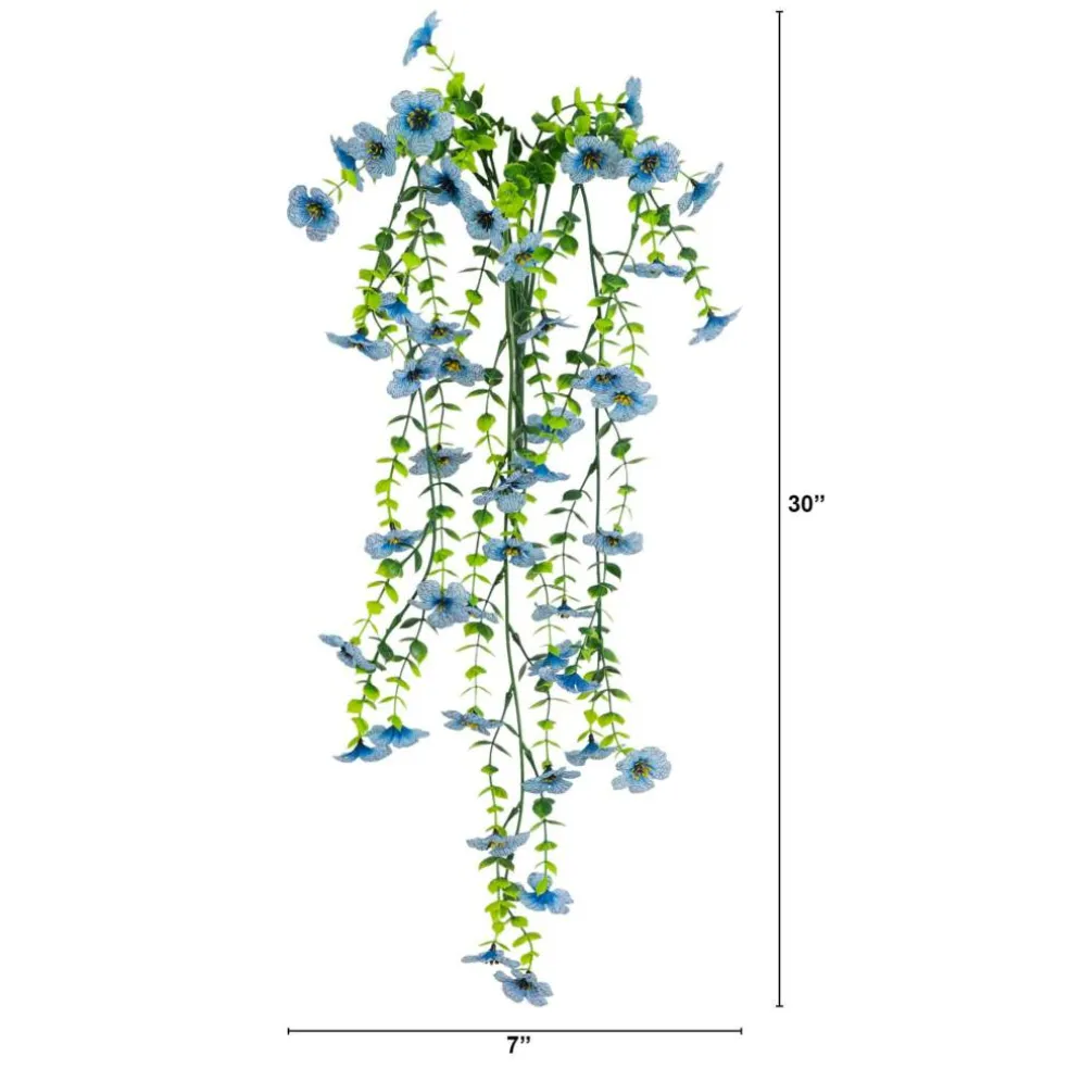 30" UV Resistant Artificial Daisy Hanging Bushes, 6ct.