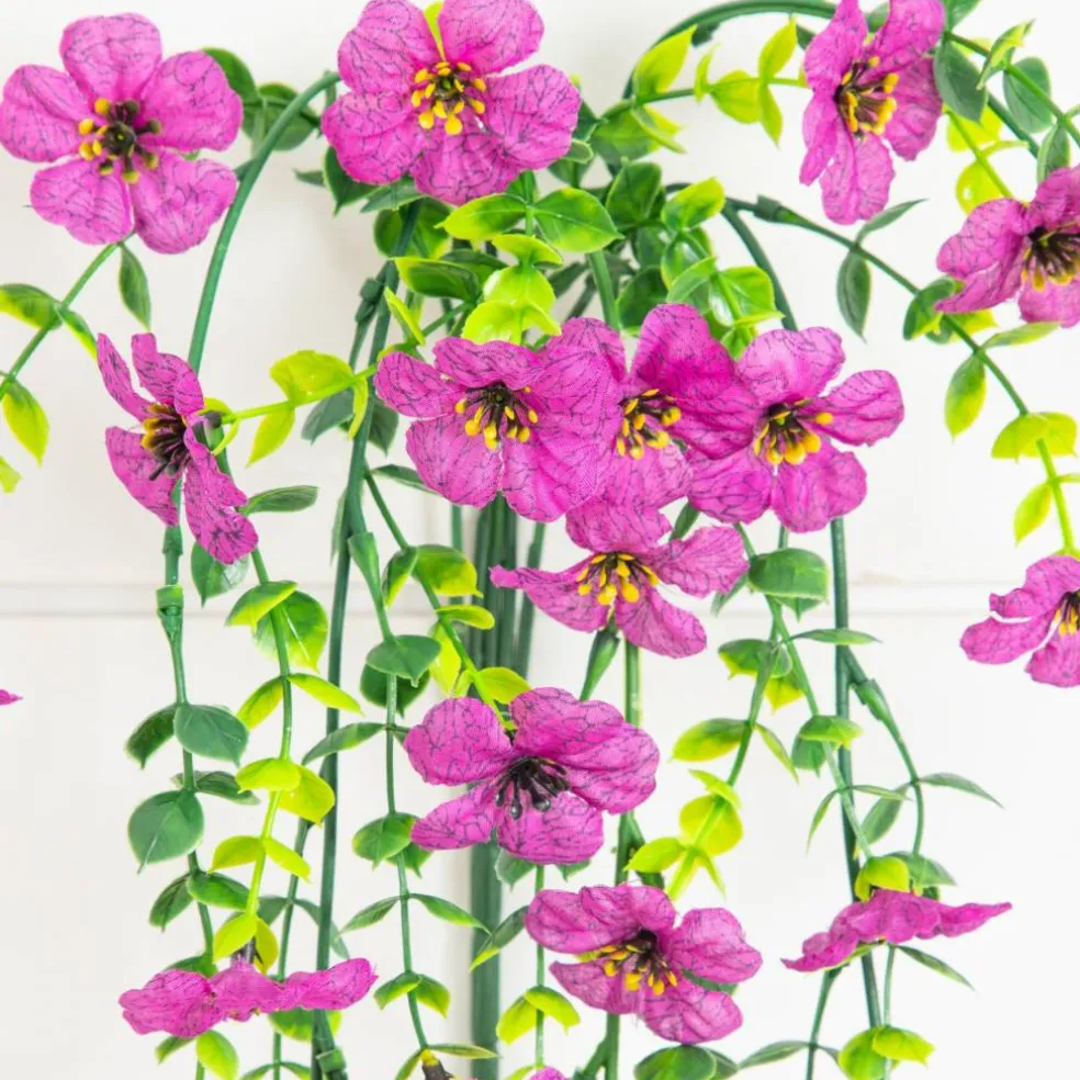 30" UV Resistant Artificial Daisy Hanging Bushes, 6ct.
