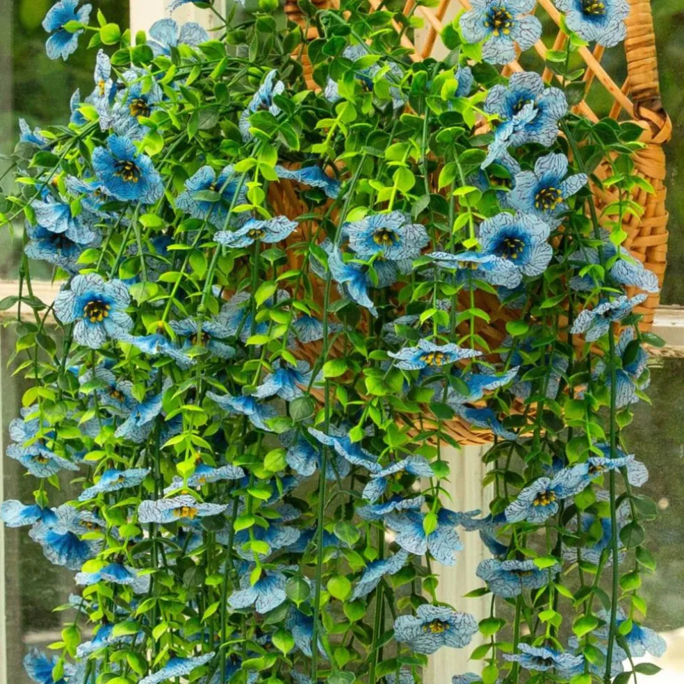 30" UV Resistant Artificial Daisy Hanging Bushes, 6ct.