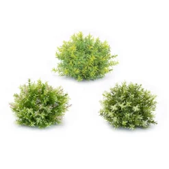 Variegated Mini Leaf Half Orbs, 6ct.