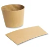 Vegware Compostable Hot Cup Sleeves For 89-Series Hot Cups - Kraft (1000/Carton)