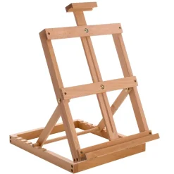 Venice Heavy Duty H-Frame Tabletop Easel - Artist Studio Desktop Drawing Table, Portable Drafting Table, Adjustable Art Board, Tabletop Easel for Painting, Holds Up to 23" Canvas